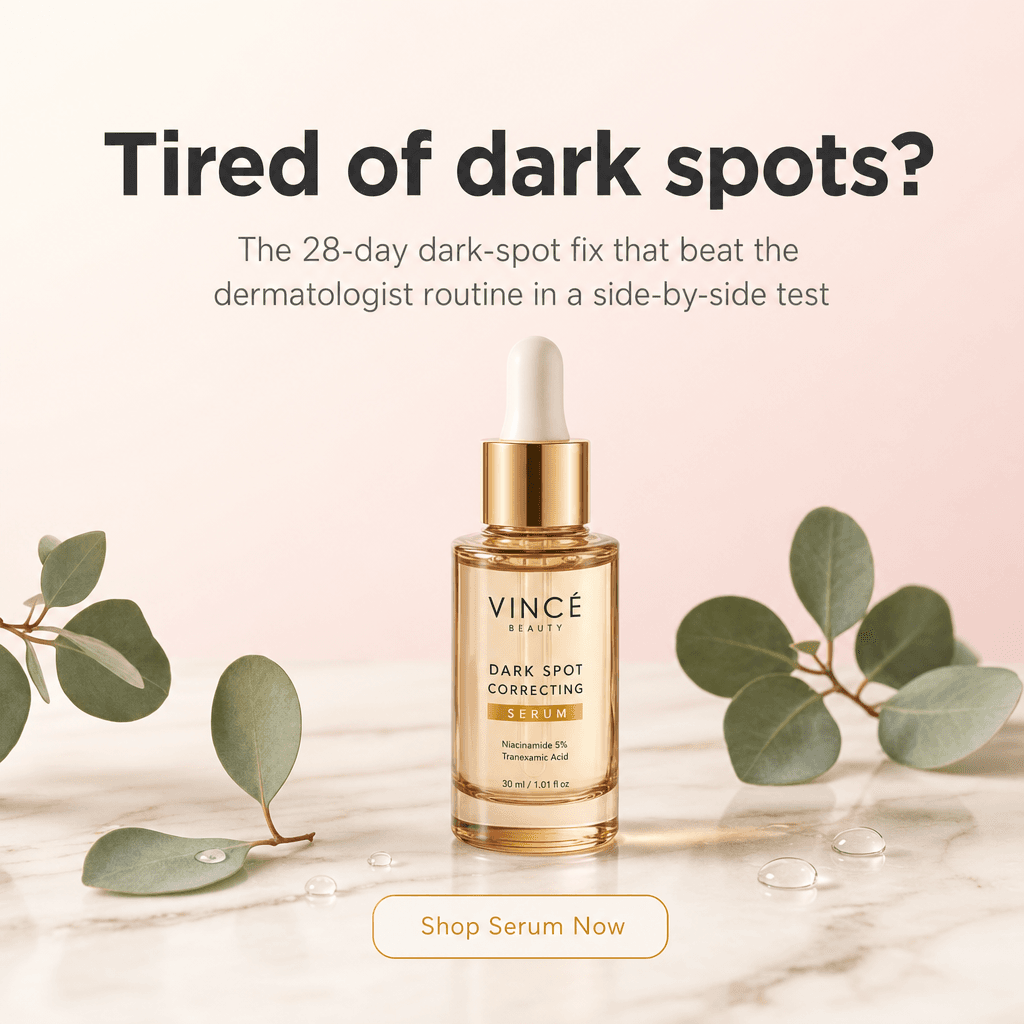 Skincare e-commerce ad creative