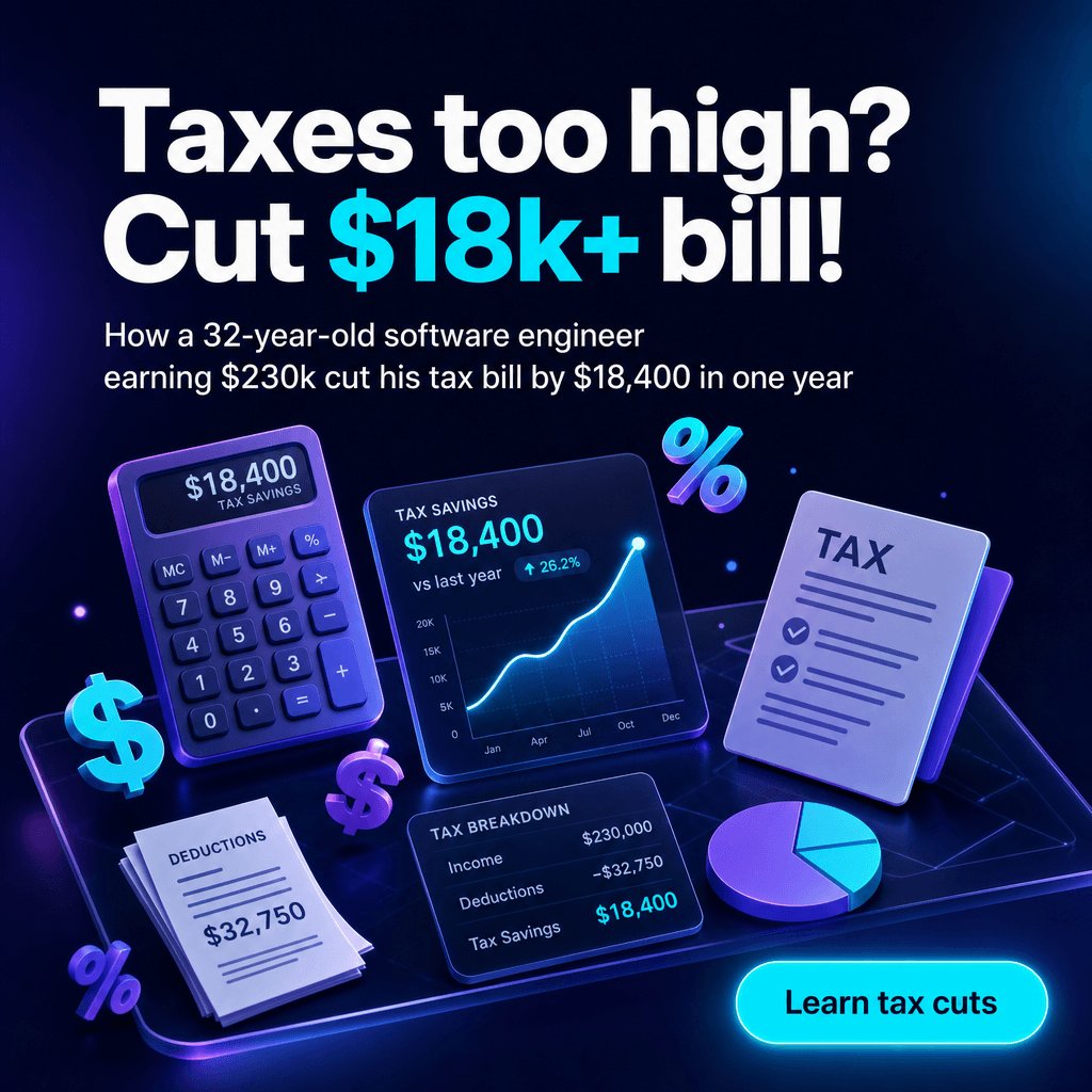 Finance course ad creative
